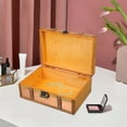 thumbnail image 4 of WORGEOUS Retro Wooden Jewelry Box Vintage Decorative Storage Box With Lid Trinket Organizer Desktop Wood Chest Vintage Storage Box, 4 of 8
