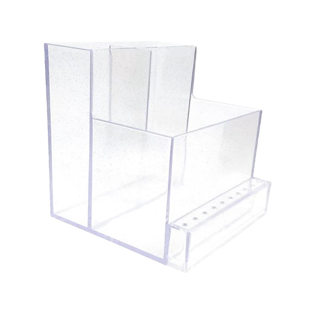 Soporte de plástico caja de almacenamiento Herramienta de pie para la máquina Yuyangstore Soporte para brocas de uñas