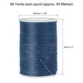 thumbnail image 2 of Unique Bargains Yale Blue Polyester Waxed Leather Sewing Thread, 98 Yards, 150D/0.8mm, 2 of 5