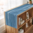 thumbnail image 6 of Table Runners 72 Inches Long Dress Scarves, Vintage Blue Farmhouse Kitchen/Dining Table Runner, Coffee Tablerunners, Modern Abstract Art Ombre 16x72 Inch, 6 of 9