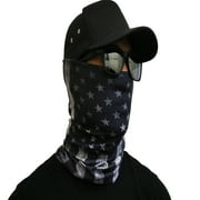 Black USA Flag Face Mask Covering Bandana Seamless Multifunctional Unisex Headwrap Balaclava US SELLER!
