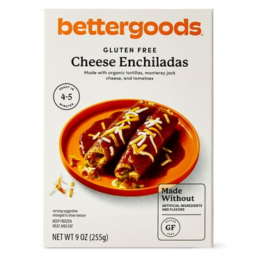 bettergoods Gluten Free Cheese Enchiladas, 9 oz (Frozen)