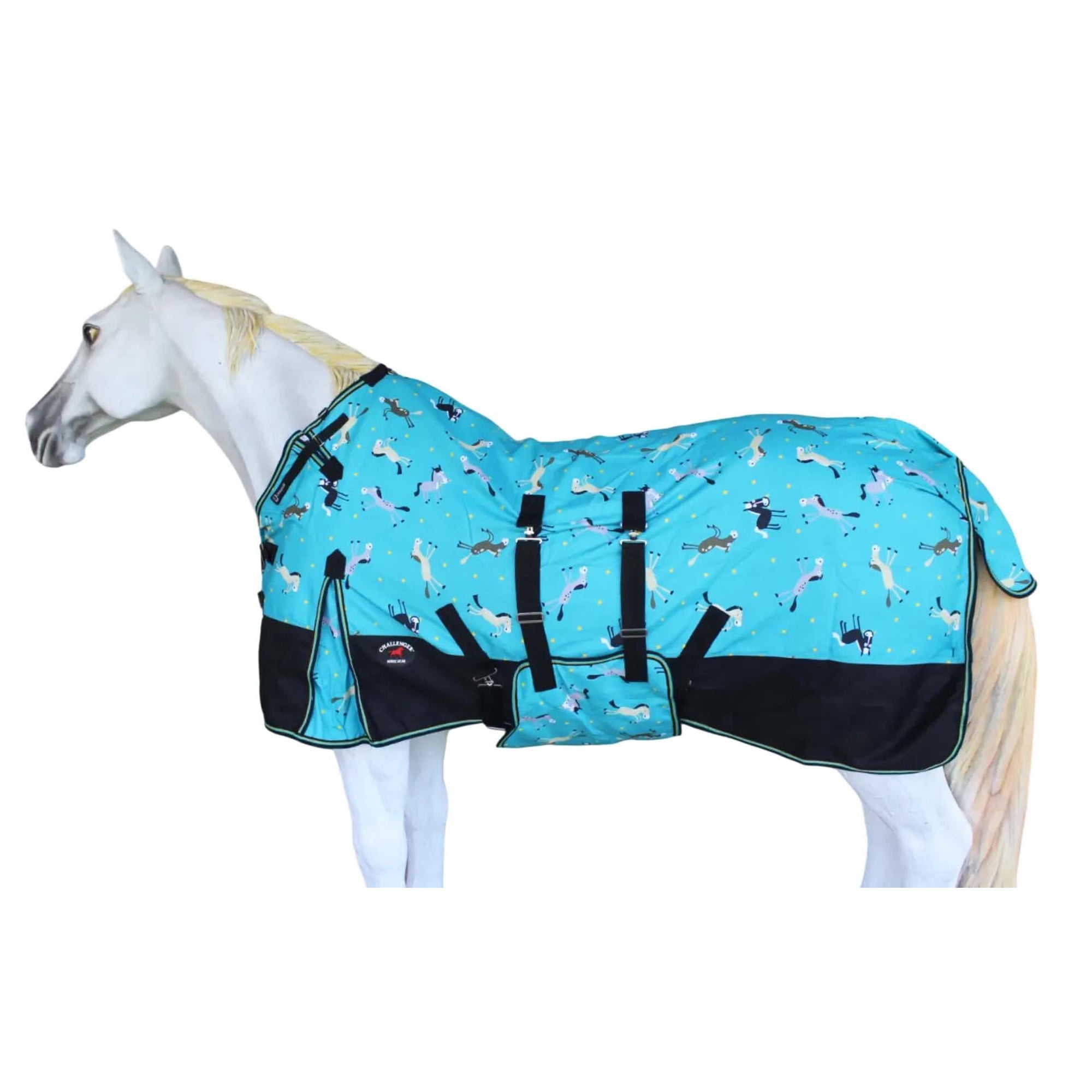 Challenger 1200D Turnout Lightweight Rain Horse Winter Blanket Sheet 3B101