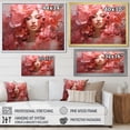 thumbnail image 4 of Designart "Pink Pastel Tones Portrait in Cubism Style VII" Fashion Framed Wall Art - Glam Pink Fashion Woman Bedroom Framed Canvas Wall Art, 4 of 6