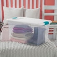 thumbnail image 4 of Sterilite 64 Quart Clear Storage Tote W/Lid, 23-3/4x16x13-1/2 - Lot of 6, 4 of 12