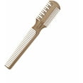 thumbnail image 1 of Hair Razor Comb,Hair Comb for Trimming with Removable Double Edge Razor Blades Professional For Hair Thinning & Hair Shaping(Gold), 1 of 7