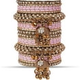thumbnail image 4 of Indian Ethnic Partywear Handmade Bangles – Elegant Traditional Jewelry for Women | Ideal for Weddings, Festivals & Daily Wear | Handcrafted Metal Bangles for Sarees, Lehengas & Western Outfits, 4 of 7