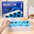thumbnail image 2 of Juego de mesa de ajedrez magnético Juguete de ajedrez magnético para niños Mejorar la creatividad Pensamiento lógico Juego de mesa interactivo de piedra magnética ANGGREK Otros, 2 of 7