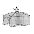 thumbnail image 2 of NorWestOutdoor 6'W x 8'D x 7'H Pop Up Greenhouse- White, 2 of 7