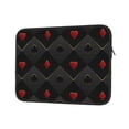 thumbnail image 2 of Bingfone Red Poker Laptop Sleeve Case 15 Inch, 360° Protective Computer Carrying Bag, 2 of 9