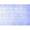 thumbnail image 1 of Ahgly Company Machine Washable Indoor Rectangle Oriental Blue Traditional Area Rugs, 7' x 10', 1 of 4