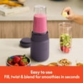 thumbnail image 4 of 6 Pcs Portable Rocket Blender, Juicer & Smoothie Maker, 240 Watt Motor,  Cups, Dishwasher Safe, Press & Twist Design, 4 of 7