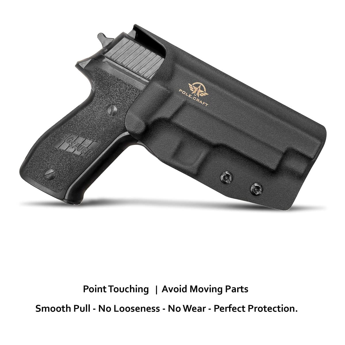 Sig P226 Holster OWB Kydex Holster Fit: Sig P226 Full Size 4.4'' (Black, Right Hand)
