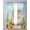 Blue, variant on Groundhog Day Sheer Curtains 39 Inch Length 2 Panels Set for Living Room/Bedroom, Sunflower Spring Floral Botanical Vintage Kitchen Curtains Grommet Semi-Sheer Curtains Window Treatments 27.5"x39"x2