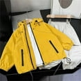 thumbnail image 5 of XQYLOS Toddler Rain Jacket Lightweight Waterproof Hooded Windbreaker Lined Raincoat with Zipper Boys Girls Fall Weather Outerwear, 5 of 5