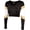 Black/White/Met Gold, variant on Chassé Girls' Performance Blaze Bodyliner Purple/White/Black Youth X-Small