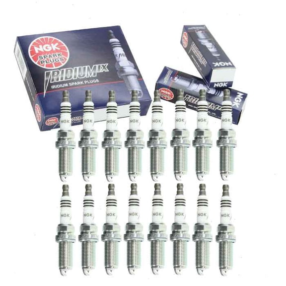 16 pc NGK Iridium IX Spark Plugs compatible with Mercedes-Benz SLR McLaren 5.5L V8 2005-2009