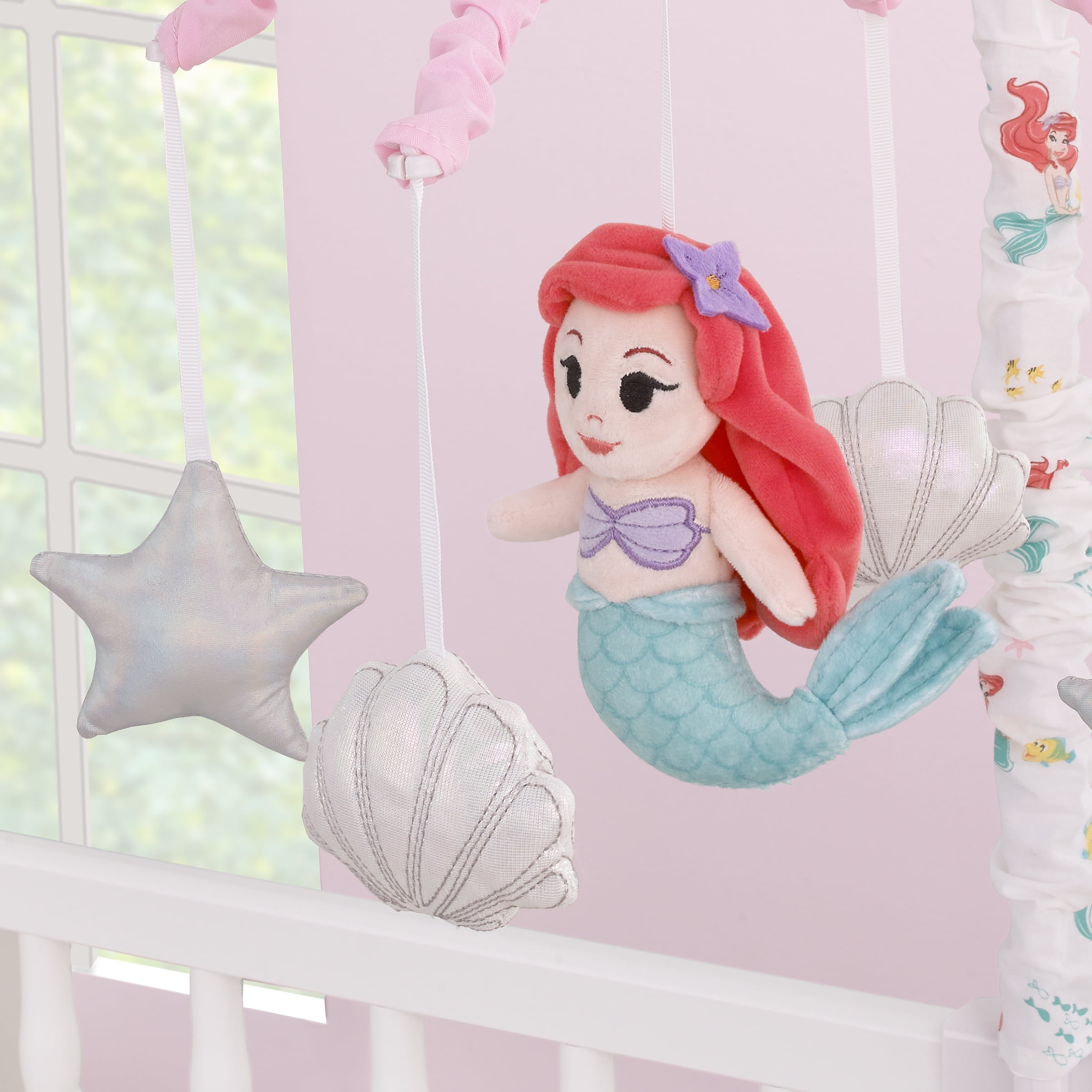 Disney Ariel Watercolor Wishes Starfish Musical Mobile