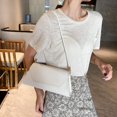 thumbnail image 3 of Bolsos para mujer 2025, nuevos bolsos de moda coreanos, bolsos de hombro, bolsos de mensajero con cinturón para chicas populares de internet., 3 of 5