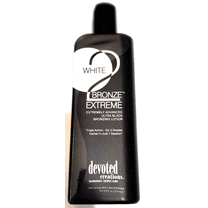 Devoted Creations White 2 Bronze Extreme Black DHA Bronzer Tanning Bed Lotion