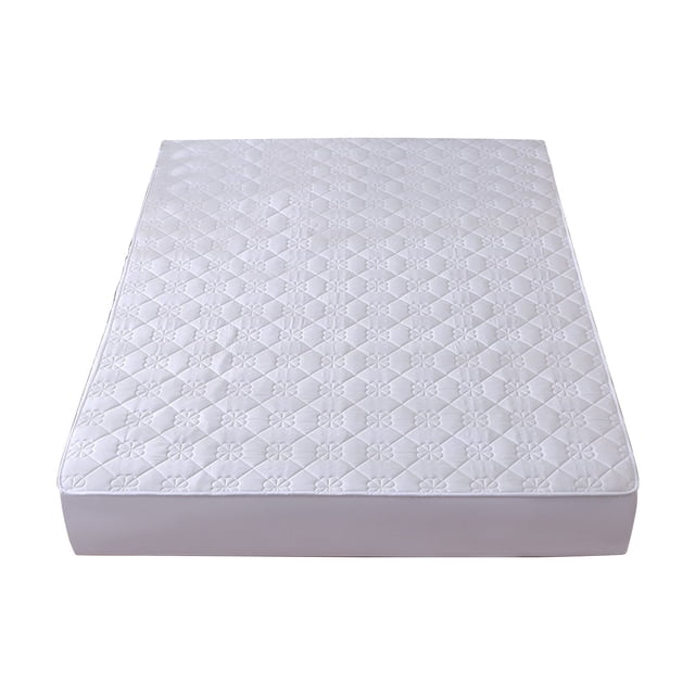 Matoen12 All-Inclusive Bed Fitted Sheets Mattress Protector, Non-Slip Fixed Protective Cover for Bed Mattress, Modern Solid Color Polyester Skin-Friendly Soft Bed Sheets, 47"x79", 1PC, White