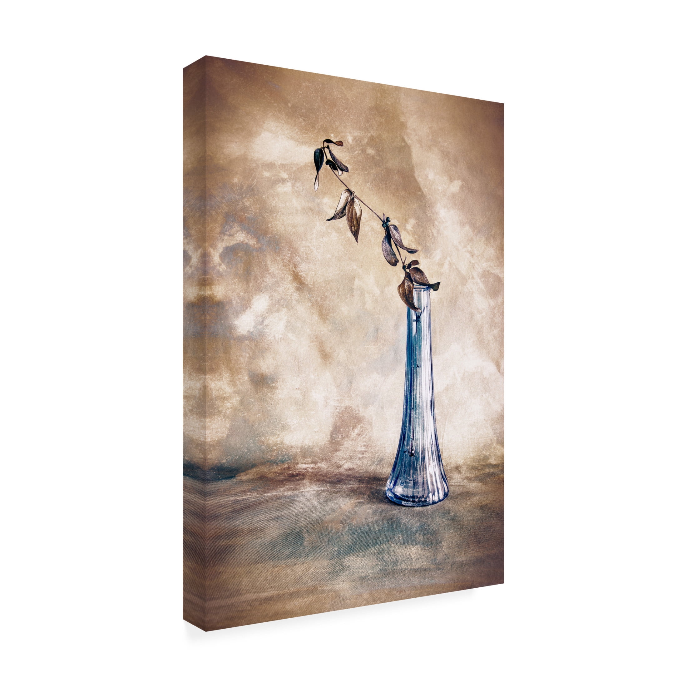 Canvas Wall Art - Cicek Kiral 'Blue Dreams' Wall Art for Living Room, Bedroom, or Office Décor by Trademark Fine Art - 22 x 32 Inches