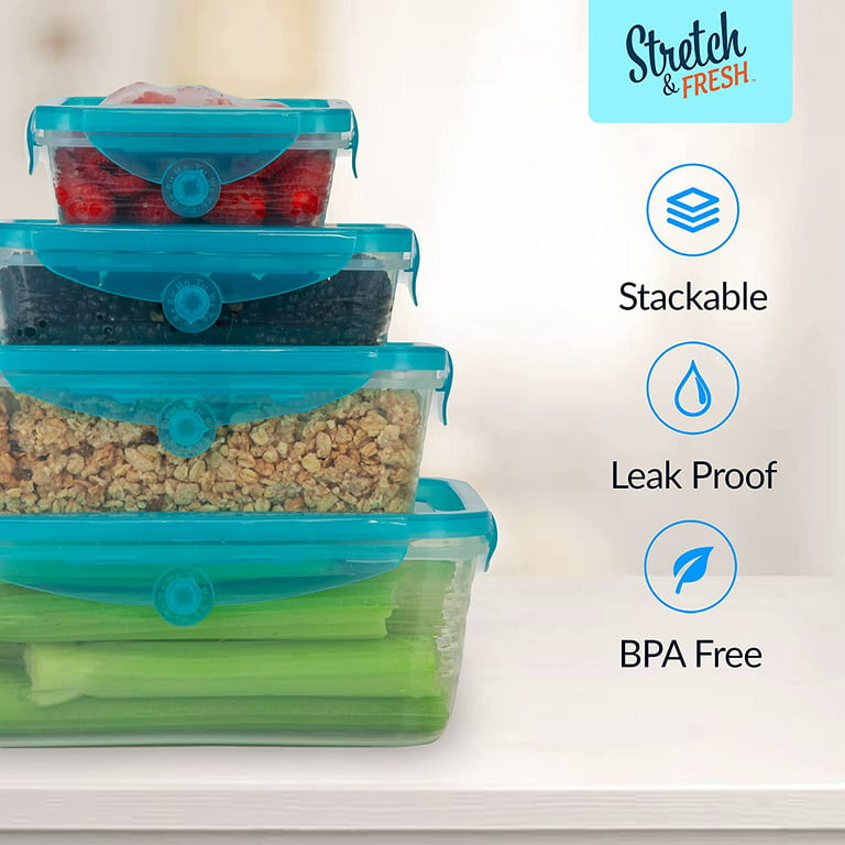 21-Piece Food Storage Containers with Lids Easy-Clean BPA-Free