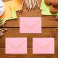 thumbnail image 3 of OUNONA 50Pcs Pink Paper Envelopes Decorative Invitation Cards Smooth Texture for Wedding Business Events, 3 of 8