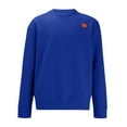 thumbnail image 4 of Ceisia Men's Relaxed Fit Long Sleeve Crew Neck Jacquard Sweatshirt with Shoulder Patch Blue XL Gifts, 4 of 7