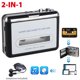 thumbnail image 1 of Convertidor de cinta de casete a CD MP3 a través de USB, reproductor de casete portátil Convierta cinta de casete a MP3 digital, compatible con computadora portátil, PC, con auriculares Ormromra CJWUS-4065, 1 of 8
