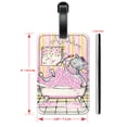 thumbnail image 2 of Cat Bath - Luggage ID Tags / Suitcase Identification Cards - Set of 2, 2 of 5