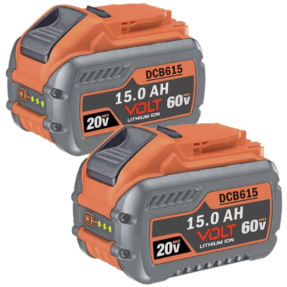 Batería de repuesto para Dewalt DCB606 de larga duración, 60 V, 1500 mAh