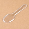 thumbnail image 5 of 200pcs Mini Clear Plastic Spoons Disposable Flatware Spoons for Jelly Ice Cream Dessert Appetizer, 5 of 5