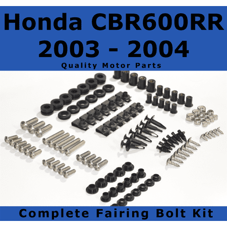 - Complete Fairing Bolt Kit for Honda CBR600RR 2003 - 2004 body screws fasteners