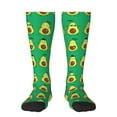 thumbnail image 2 of Lsque Cartoon Fruit 1 Printed Crew Socks Men's Women's LightWeight Thin Casual Calf Socks ,Knee High Socks,Cotton Socks, 2 of 9