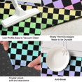 thumbnail image 3 of Gradient Color Checkered Pattern Kitchen Rug Mat,Kitchen Runner Rugs Non Skid Washable,Decorative Kitchen Floor Mats for Kitchen,Sink,Laundry,17"X47", 3 of 5