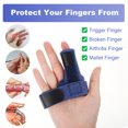 thumbnail image 3 of crativent Fingers Splint Brace Simple Supporting Fittings Professional Protective Accessory Trigger Support Corrector Stabilizer Sleeve Blue 1Set, 3 of 6