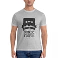 thumbnail image 2 of Camiseta de hombre negra Disc And Bones Tank Top Hipster 100% algodón Camisetas de manga corta Sonic Youth Camisetas Ropa sitio web oficial, 2 of 5