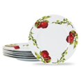 thumbnail image 1 of Reston Lloyd 71999 6pc Melamine Dinner Plate Set  Harvest Apples, 1 of 1