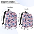 thumbnail image 3 of Yiaed blue record rock Skull Print Backpack, Premium Laptop Backpack, Travel Backpack for Women, Lightweight Backpacks, Comfortable Back Pack-Medium, 3 of 7