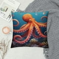 thumbnail image 2 of COMIO  Ocean Octopus Pillow Covers Farmhouse Canvas Cushion Covers Outdoor for Couch Chair Home Decor for Family Friends, 2 of 5
