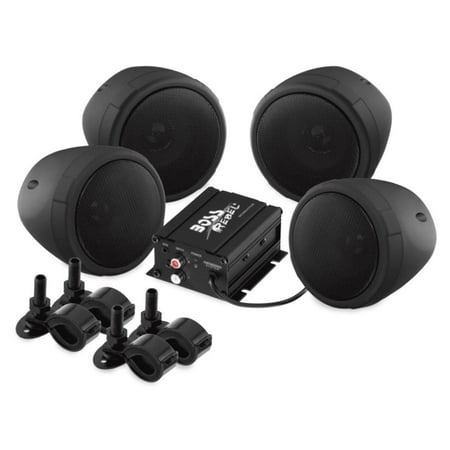 Boss Audio MCBK470B 3in. 1000 Watt Speaker Kit with Bluetooth Audio Streaming -