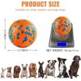 thumbnail image 2 of Interactive Dog Ball, Dog Toys for Boredom and Stimulating, Dog Toys for Aggressive Chewers, Safer for Dog's Mouths, for Large Medium Small Puppy, Tra, 2 of 4
