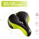 thumbnail image 3 of Asiento de bicicleta, el asiento de bicicleta más cómodo, espuma viscoelástica con doble absorción de impactos, asiento de bicicleta impermeable, reemplazo de asiento de bicicleta con cinta, 3 of 6