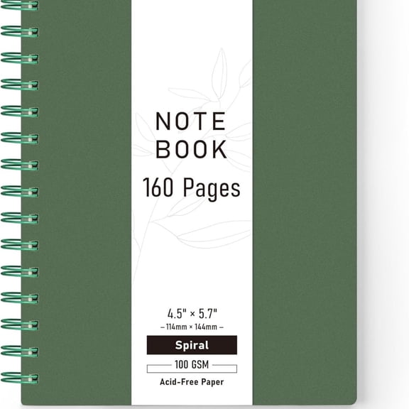 Pocket Journal Notebook, Mini Small Size , for Work, Journaling, Writing, Thick Paper, Spiral-bound, Flexible Cover