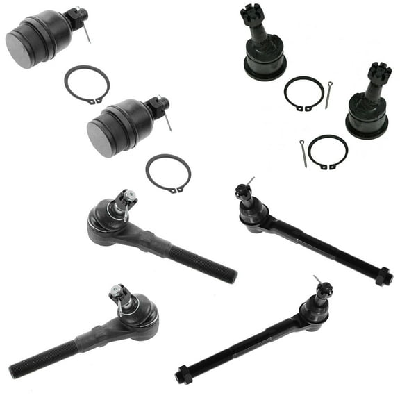 TRQ Inner Outer Tie Rod Upper Lower Ball Joint Set 8pc for Ford Lincoln 2WD PSA58966 Fits select: 1997-2003 FORD F150, 1997-2002 FORD EXPEDITION