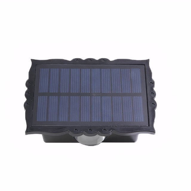 Inteprter Luces solares de jardín con rendimiento a prueba de polvo para decoración exterior que es fácil de instalar Iluminación y accesorios Negro luz dorada