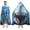 Shark, variant on Tirrinia Lightweight Beach Poncho Towel with Hood for Adult, Quick Dry, Travel Surfer Pool