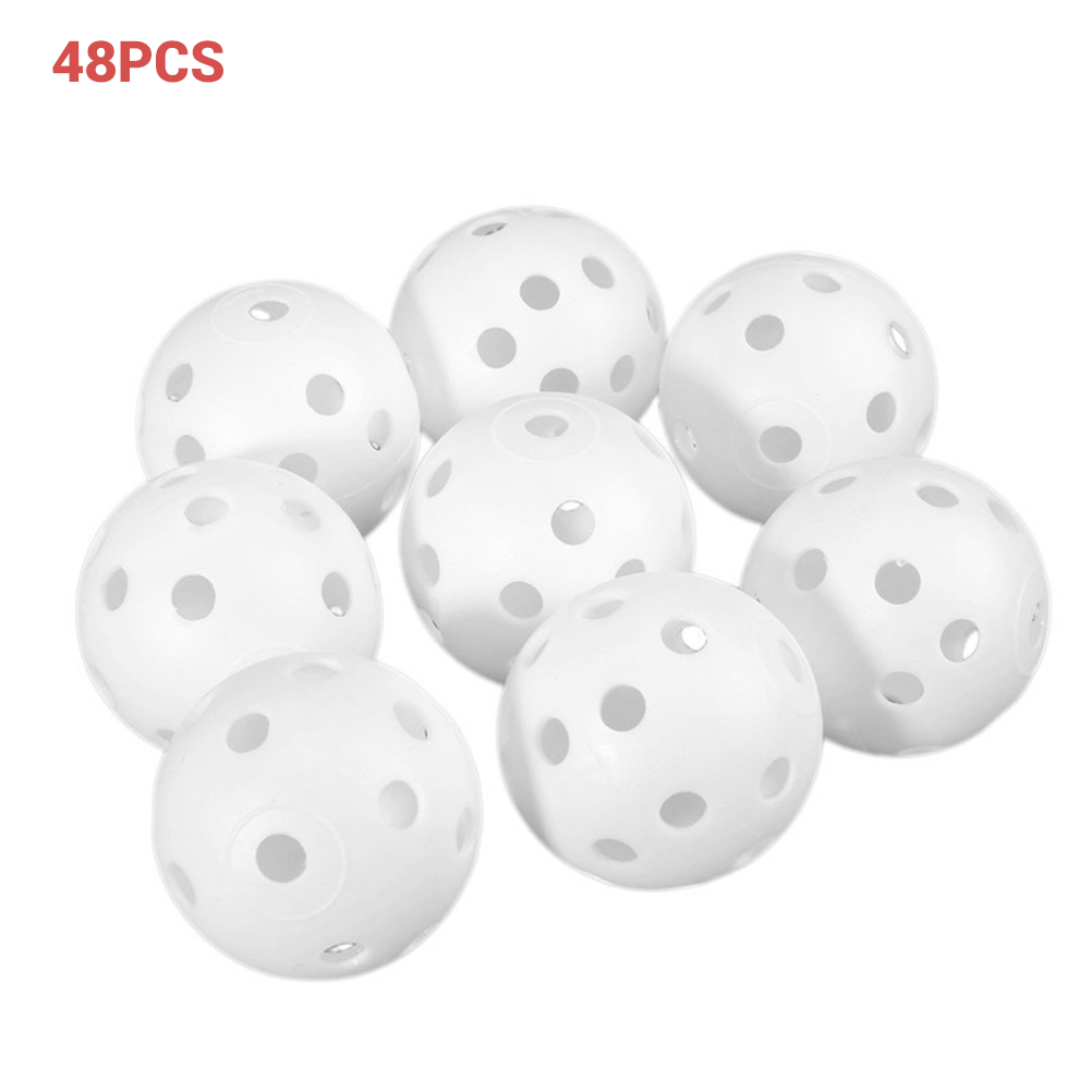 Toma Plastic 41mm Golf Training Balls Airflow Hollow with Hole Golf