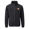 thumbnail image 2 of Men's Cutter & Buck  Black Texas Longhorns Vault Charter Eco Recycled Full-Zip Jacket, 2 of 3
